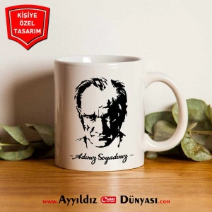 Atatürk Baskılı Kupa Bardak